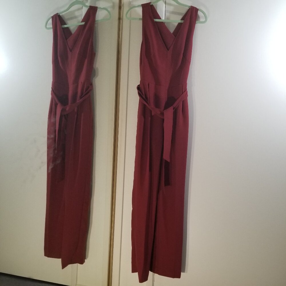 Banana Republic jumpsuit in burgundy, size 2